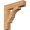 Ekena Millwork Balboa Block Smooth Bracket, Western Red Cedar, 3 1/2"W x 18"D x 18"H BKT04X18X18BOA05SWR - alternate 1